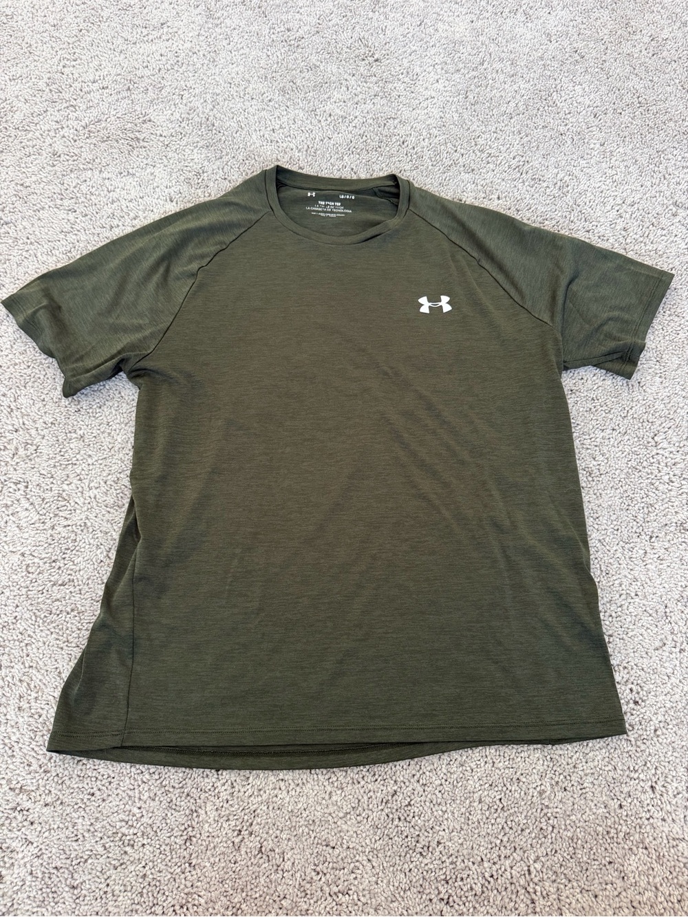 Under Armour Olive Green Short Sleeve Training Tee